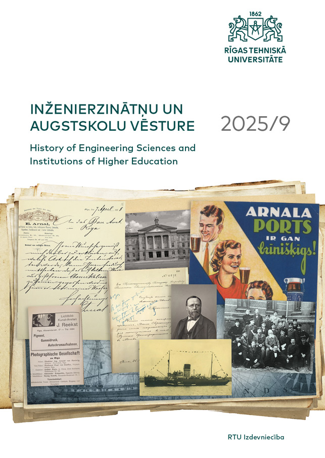 					Skatīt Sēj. 9 (2025): Inženierzinātņu un augstskolu vēsture
				